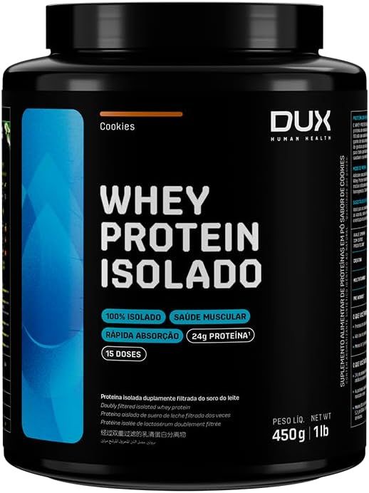 WHEY PROTEIN ISOLADO - DUX COOKIES 450G
